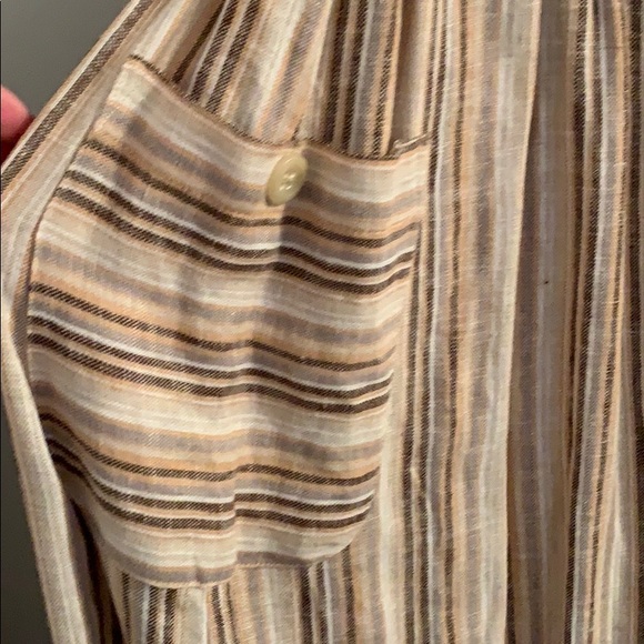 Linen blend Halter sundress NWT - Picture 5 of 9